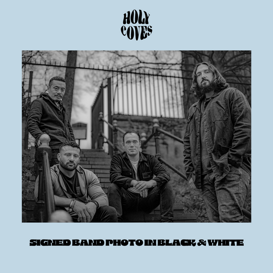 SIGNED BAND PHOTO B&W [CROWDFUND PERK]