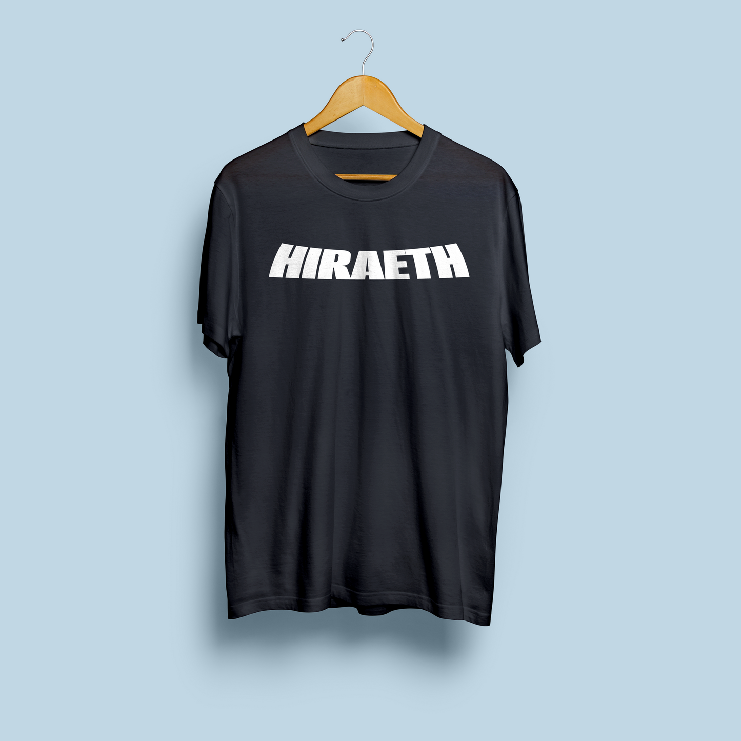 HIRAETH LOGO BLACK T-SHIRT [PRE-ORDER] [CROWDFUND PERK]